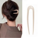 Accesoriu de par modern Japonez pentru cocuri din plastic JPN20FF Vanilie